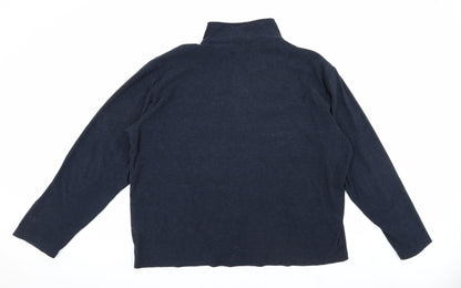 Mens UK Size 2XL Regatta Blue 1/4 Zip Sweatshirt