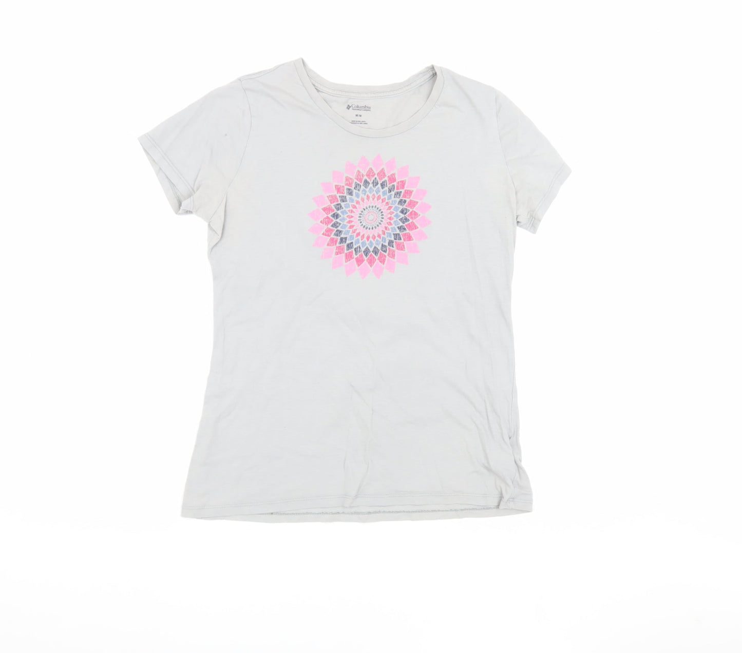 Columbia Women’s White T-Shirt Size M Short Sleeve