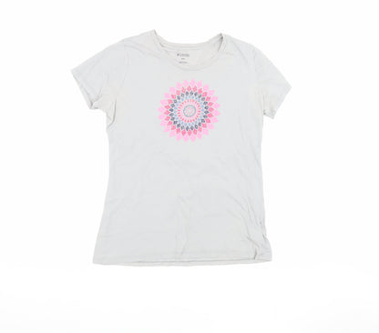 Columbia Women’s White T-Shirt Size M Short Sleeve