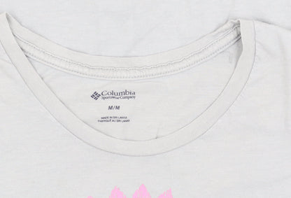 Columbia Women’s White T-Shirt Size M Short Sleeve