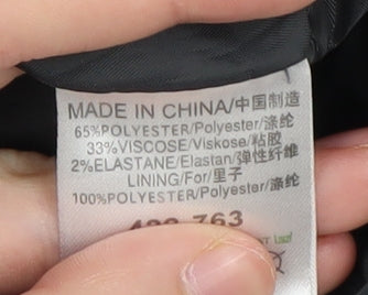 Next Women's Grey Check Pencil Skirt, Size 10