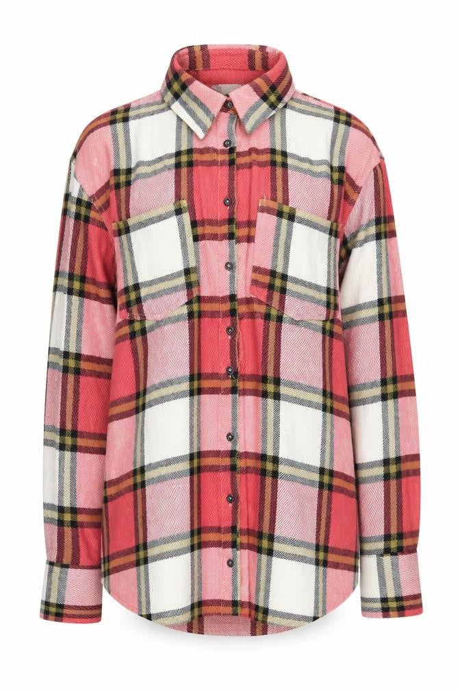 Womens UK Size XS Zara Red  Button-Up