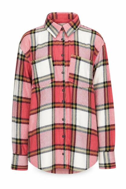 Womens UK Size XS Zara Red  Button-Up