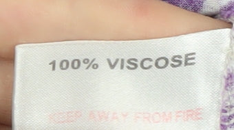 Womens UK Size 12 EWM Purple Basic Button-Up
