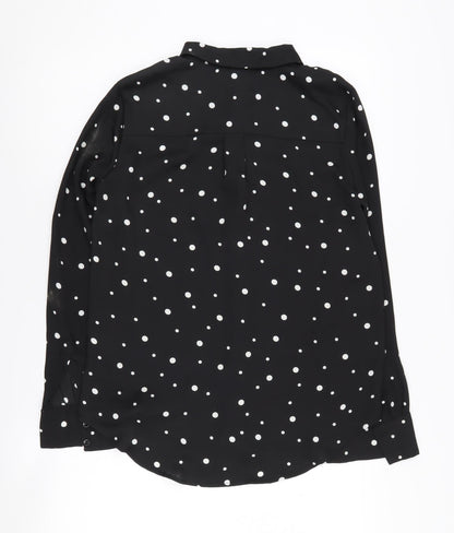 Womens UK Size 8 H&M Black  Blouse