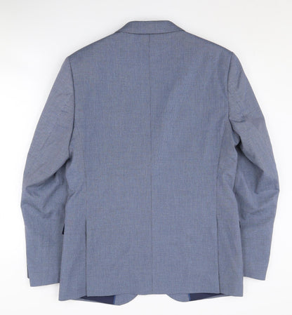 Mens UK Size 38 Marks and Spencer Regular Blue Suit Jacket