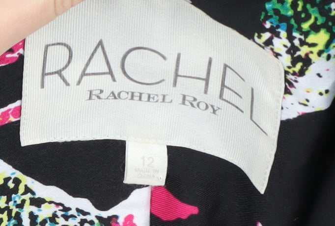 Rachel Roy Women's Black Blazer, Size 12, Regular Fit