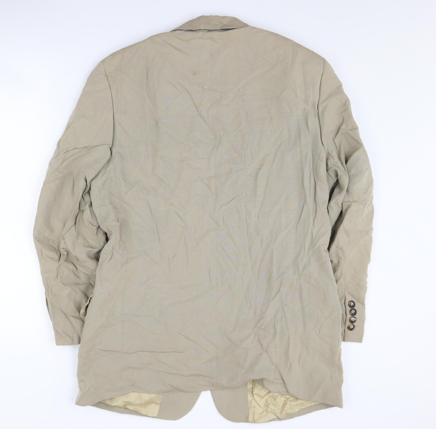 Mens UK Size 40 Pierre Cardin Regular Beige Suit Jacket