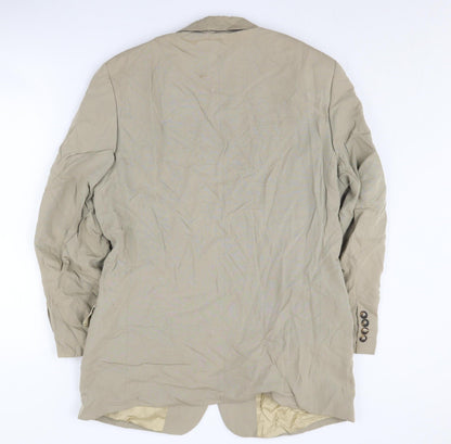 Mens UK Size 40 Pierre Cardin Regular Beige Suit Jacket