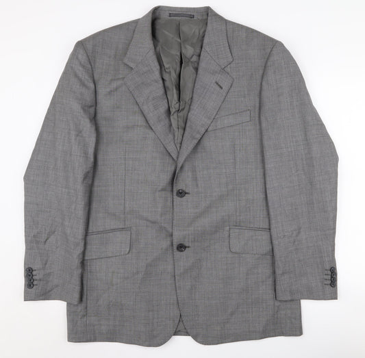 Mens UK Size 42 T.M.Lewin Regular Grey Suit Jacket