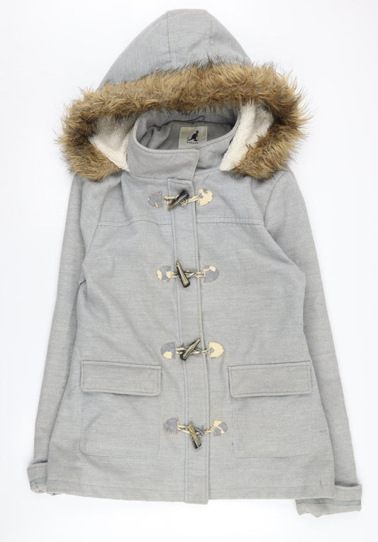 Kangol Women's Grey Hooded Jacket Size 16