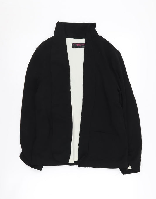 New Look Women's Black Blazer, Size 10, Shawl Collar