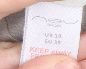 New Look Women's Black Blazer, Size 10, Shawl Collar