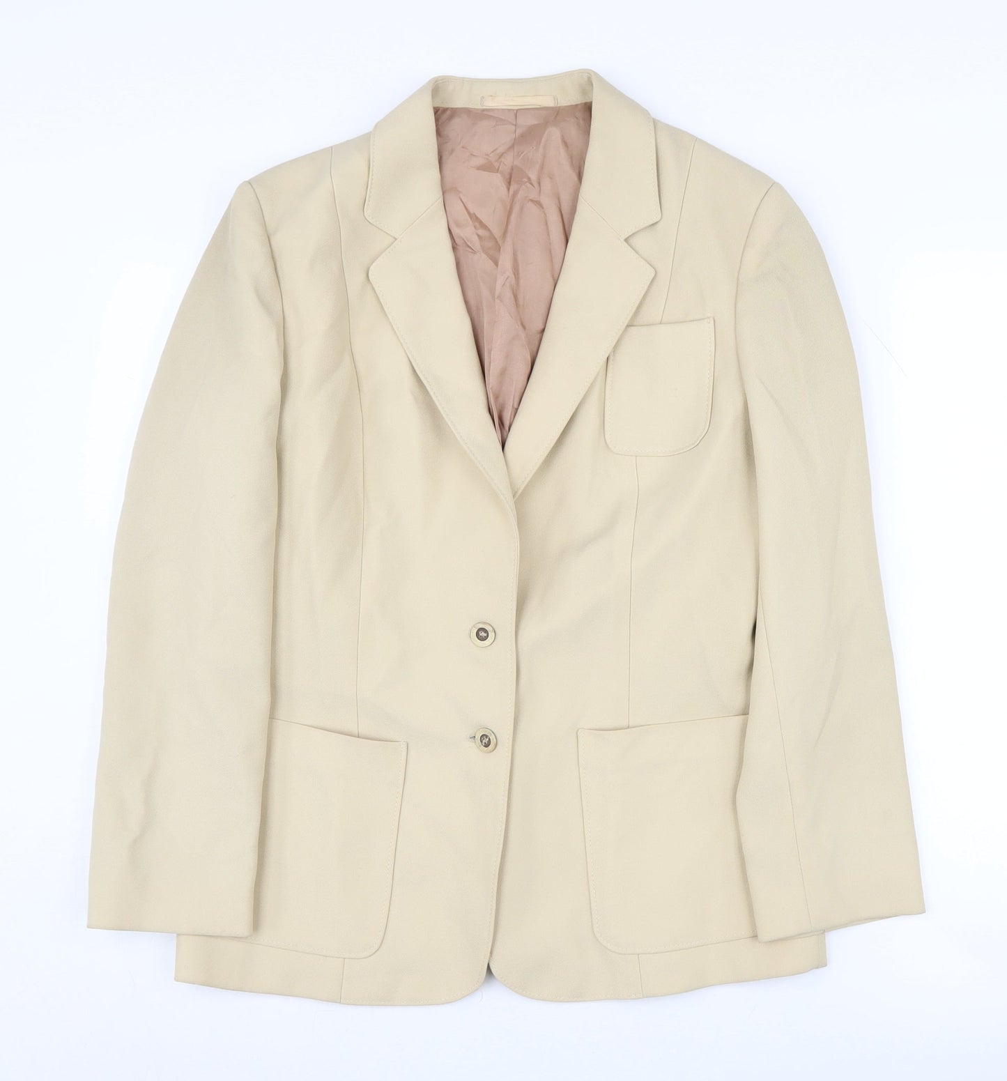 Kestila Women's Beige Blazer, Size 10, Regular Fit