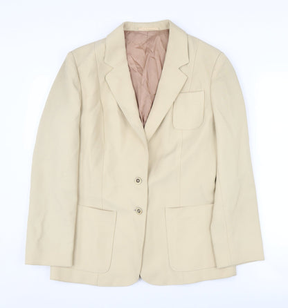 Kestila Women's Beige Blazer, Size 10, Regular Fit
