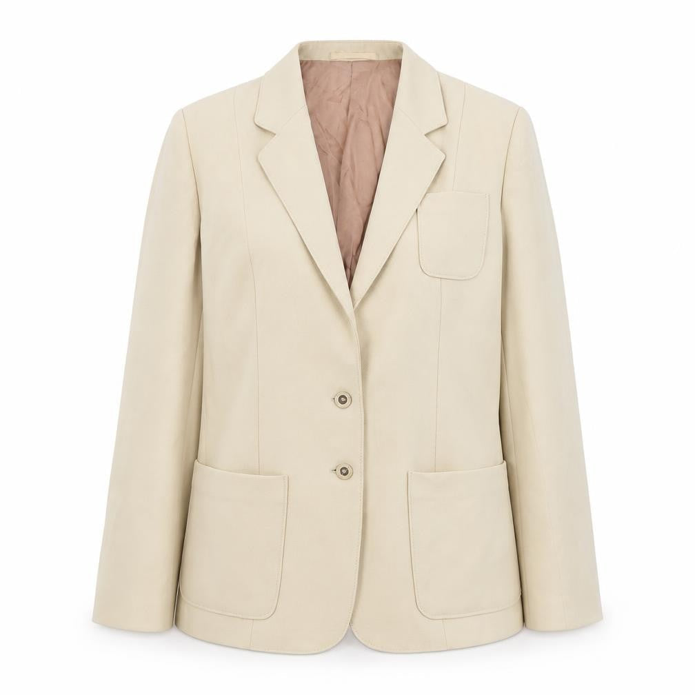 Kestila Women's Beige Blazer, Size 10, Regular Fit