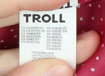 TROLL Pink Women’s Blazer XS with Notch Lapel