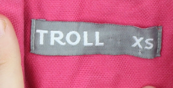TROLL Pink Women’s Blazer XS with Notch Lapel