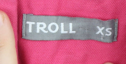 TROLL Pink Women’s Blazer XS with Notch Lapel