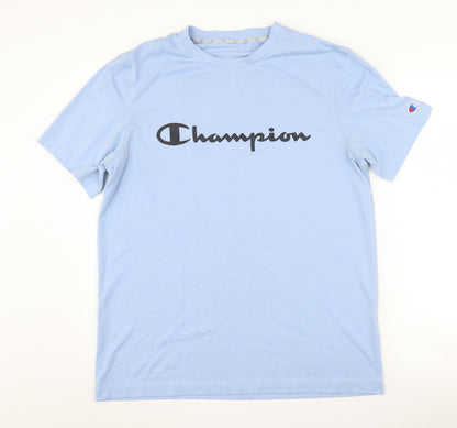 Mens UK Size L Champion Blue  T-Shirt