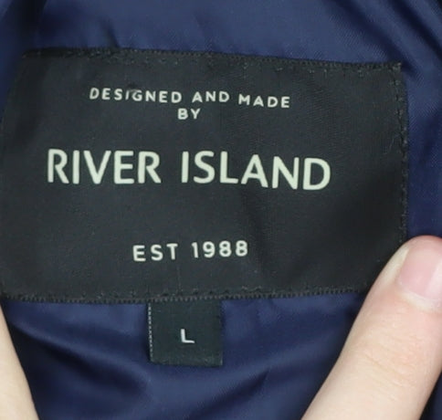 Mens UK Size L River Island Blue