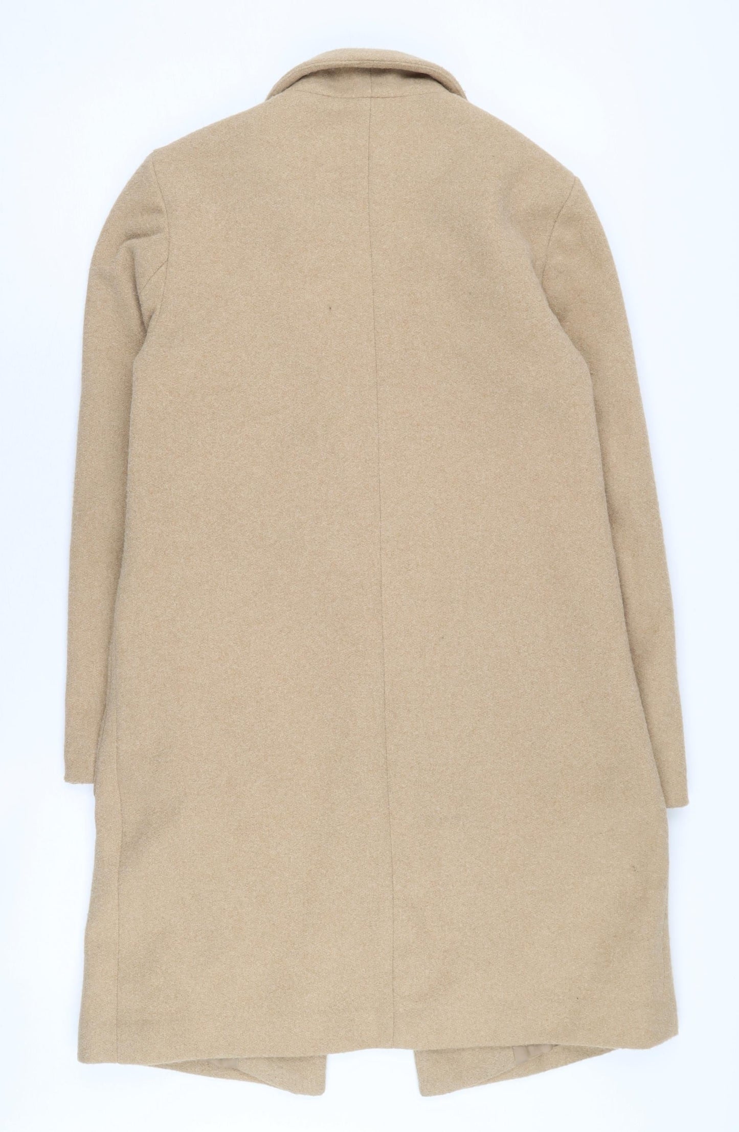 New Look Beige Petite Overcoat, Women Size 6