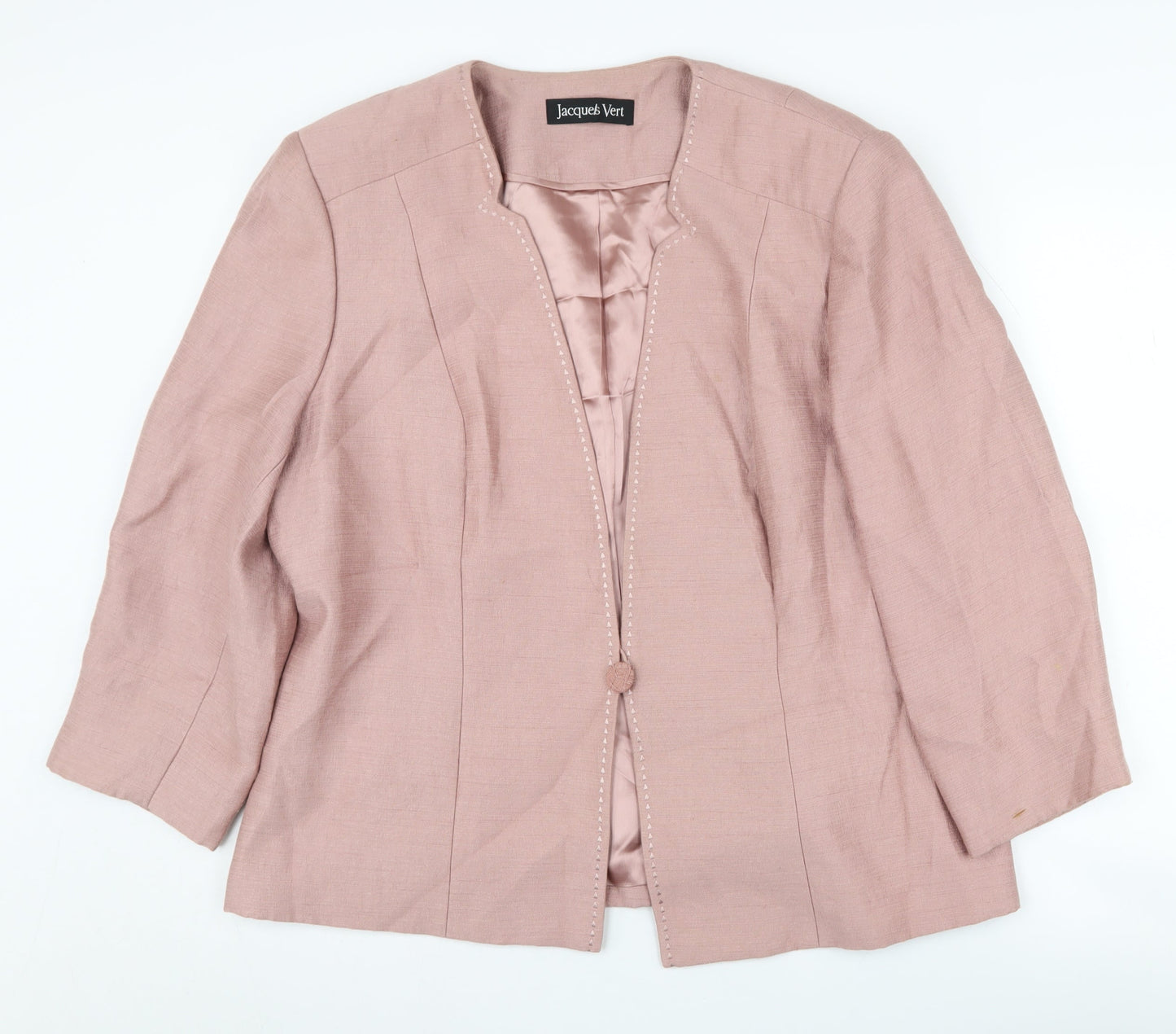 Jacques Vert Women's Pink Blazer Size 18 Formal Wear