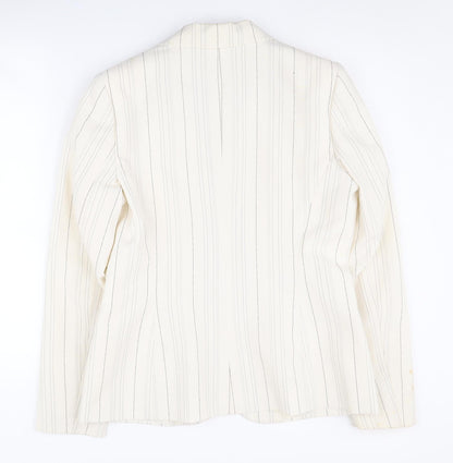Womens UK Size 14 Unknown Regular White Blazer