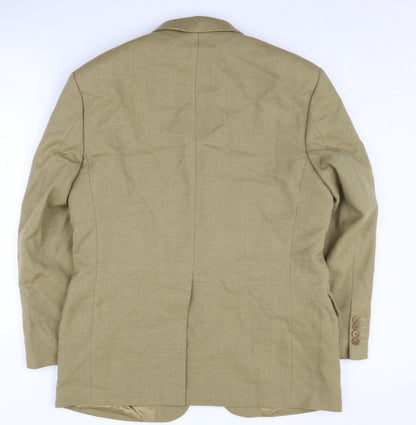 Mens UK Size 40 Marks and Spencer Regular Beige Suit Jacket