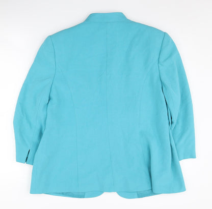 Isle Women's Blue Blazer Jacket Size 18