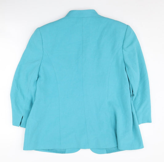 Isle Women's Blue Blazer Jacket Size 18