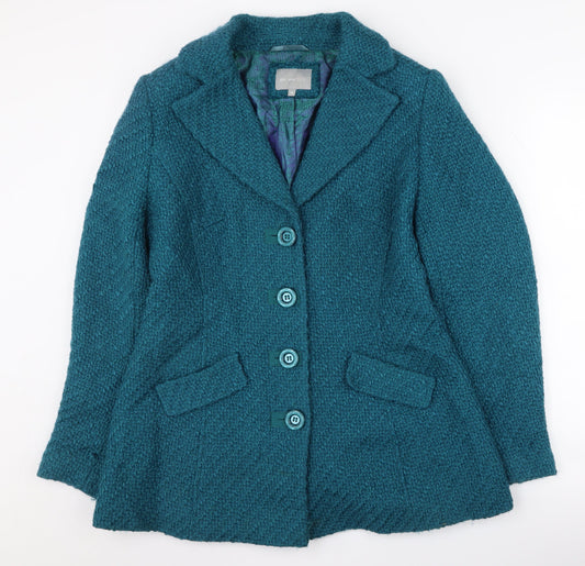 Marks & Spencer Women's Green Mid-Length Coat 14