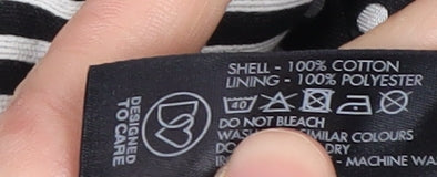 Jasper Conran Women's Black Striped Blazer Size 14