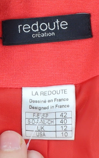 La Redoute Women's Red Blazer, UK 12, Elegant Design