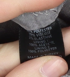 Oasis Women's Black Pinstripe Blazer Size 12