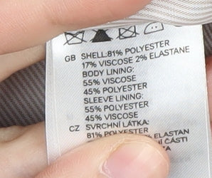 H&M Women's Grey Blazer, Size 10, Business Casual