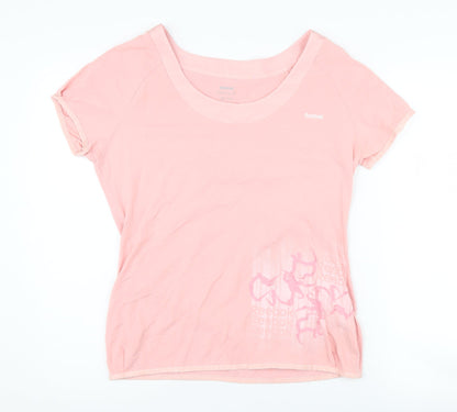 Womens UK Size 12 Reebok Pink  T-Shirt