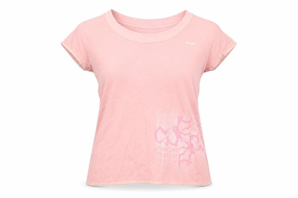 Womens UK Size 12 Reebok Pink  T-Shirt