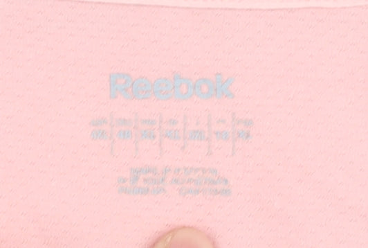Womens UK Size 12 Reebok Pink  T-Shirt