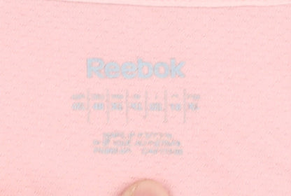 Womens UK Size 12 Reebok Pink  T-Shirt