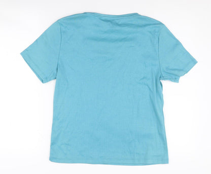 Womens UK Size 14 TIGI Wear Blue  T-Shirt