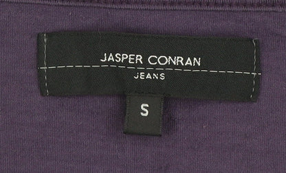 Jasper Conran Women's Purple T-Shirt, Size S, 3/4 Sleeve, Scoop Neck