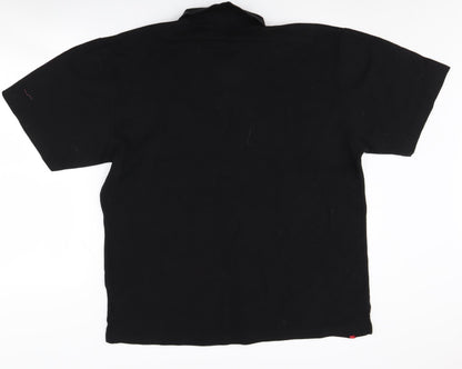 Stoke City FC Men's Black 2XL Polo Shirt