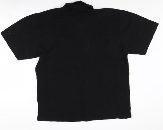 Stoke City FC Men's Black 2XL Polo Shirt