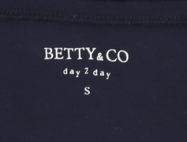Womens UK Size S Betty & Co Black  T-Shirt