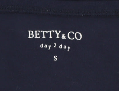 Womens UK Size S Betty & Co Black  T-Shirt