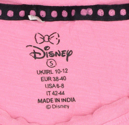 Disney Women's Pink Nightshirt, Size 10-12, Cotton, Graphic