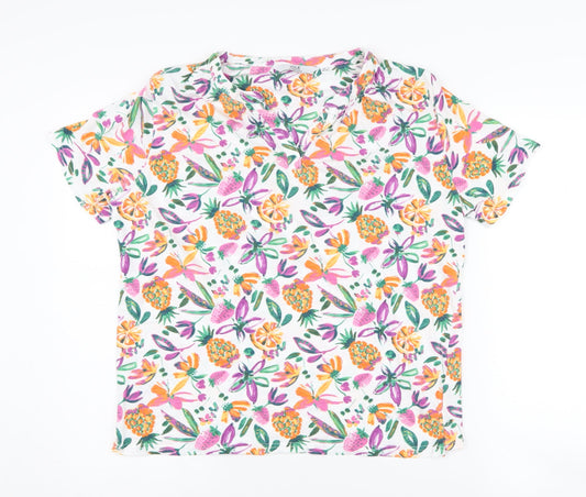 Womens UK Size M Isle Multicoloured  T-Shirt
