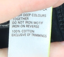 Womens UK Size 8 Marks and Spencer Black  T-Shirt