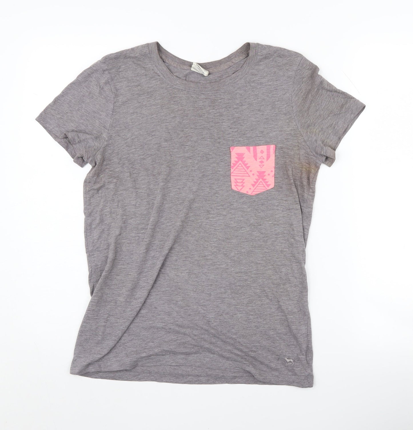 Womens UK Size XS Victoria's Secret Grey Basic T-Shirt